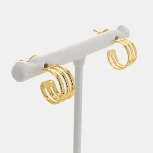 NEW 14K Gold Filled Hoop Huggie Earrings